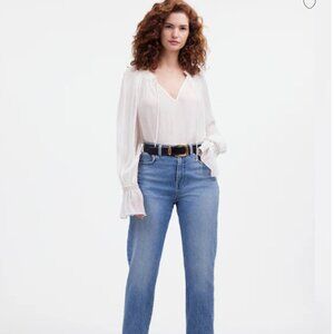 Madewell Curvy 90s Straight Jean in Rondell Wash
